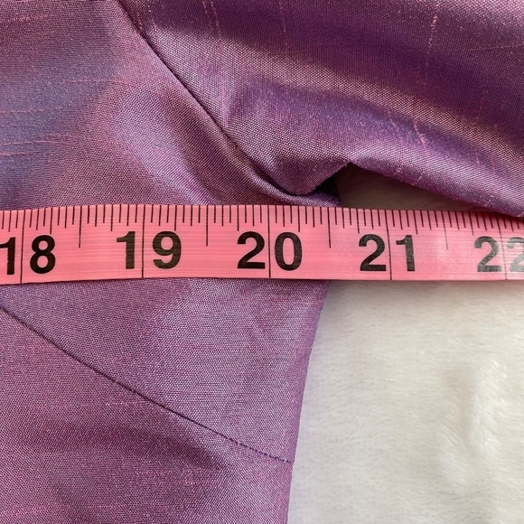 Grace Chuang Reversible Jacket Blazer, Pink/Purple Iridescent, Medium - Picture 8 of 12